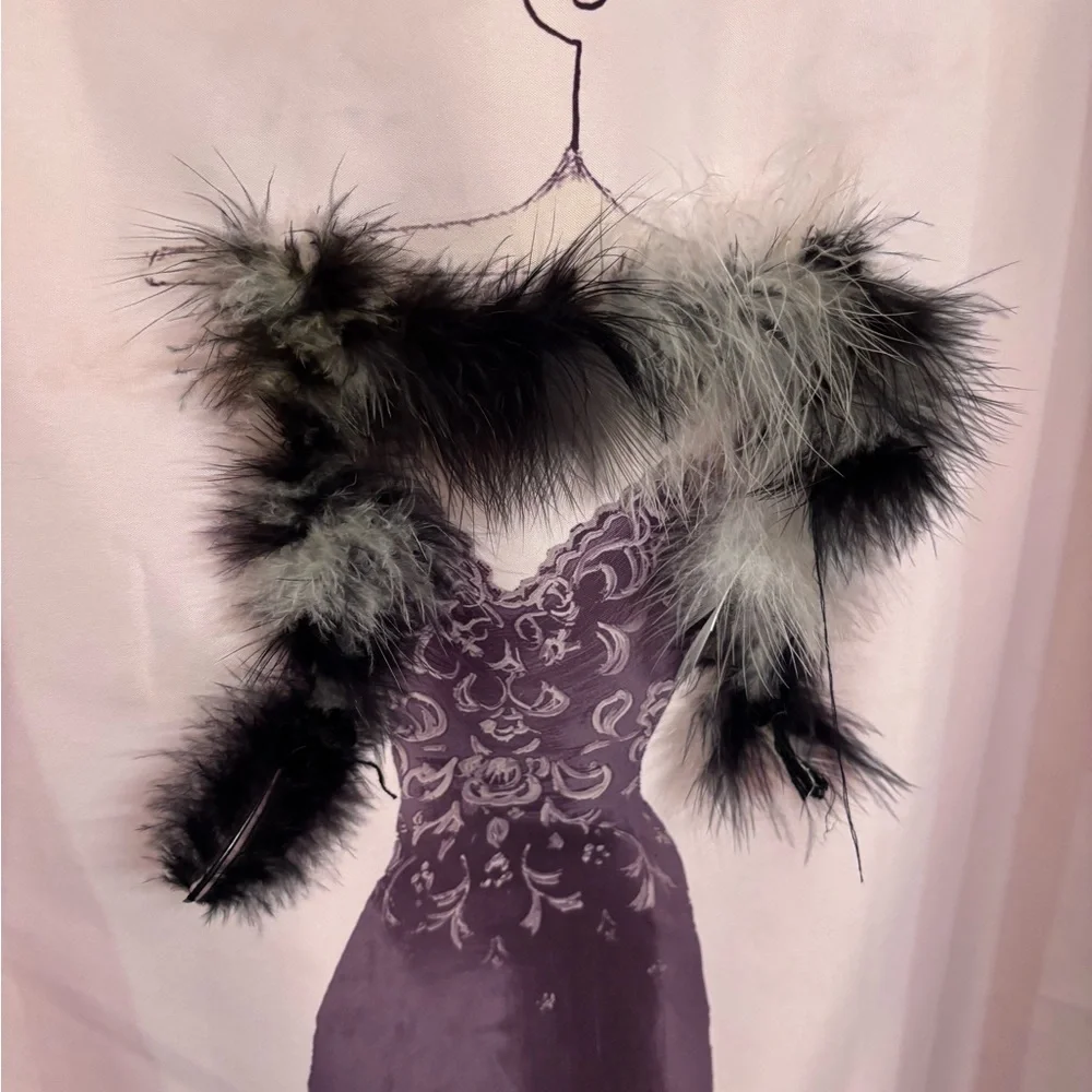 Elegant Fashion Shower Curtain - Pink and Black - Picture 7 of 9